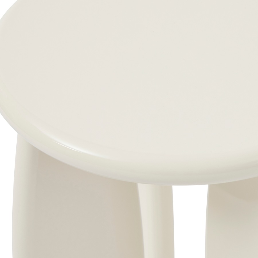 Cooper & Co. Charlie 40cm Gloss Side Table Cream