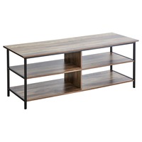 Cooper & Co. Cuba 110cm TV Unit Walnut Black