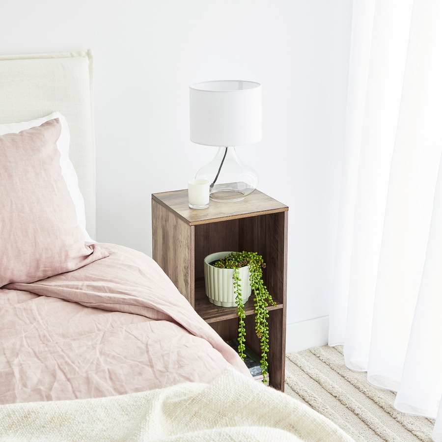 Cooper & Co. Cuba 30cm Side Table Walnut Black