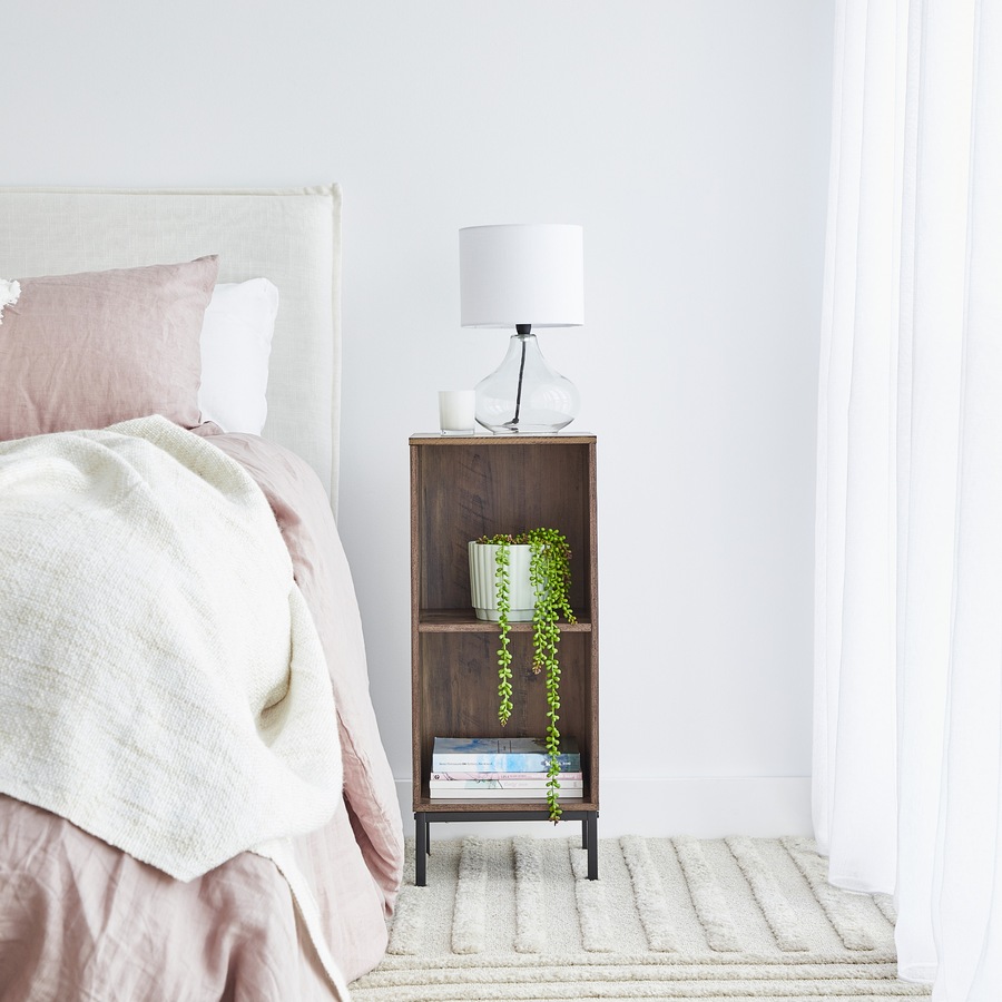 Cooper & Co. Cuba 30cm Side Table Walnut Black