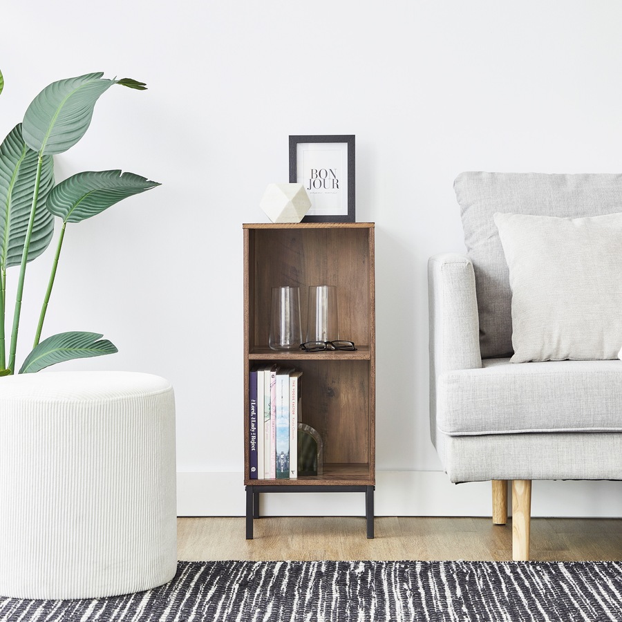 Cooper & Co. Cuba 30cm Side Table Walnut Black