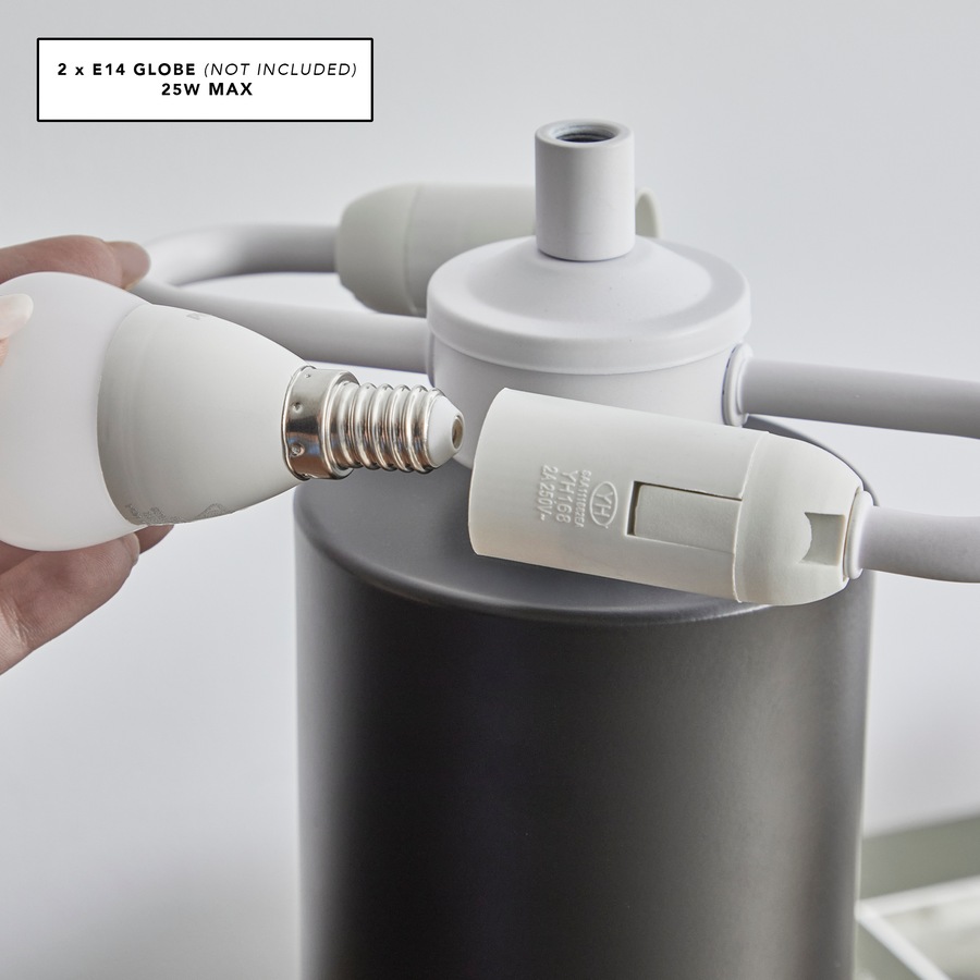 Cooper & Co. Eclipse 32cm Table Lamp Black