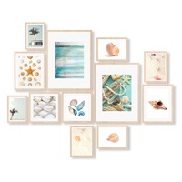 Cooper & Co. Instant Gallery Wall 12 Piece Frame Set Oak