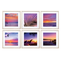 Cooper & Co. Instant Gallery Wall 6 Piece Frame Set Natural