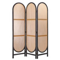 Cooper & Co. Kojo 3 Panel Room Screen Black