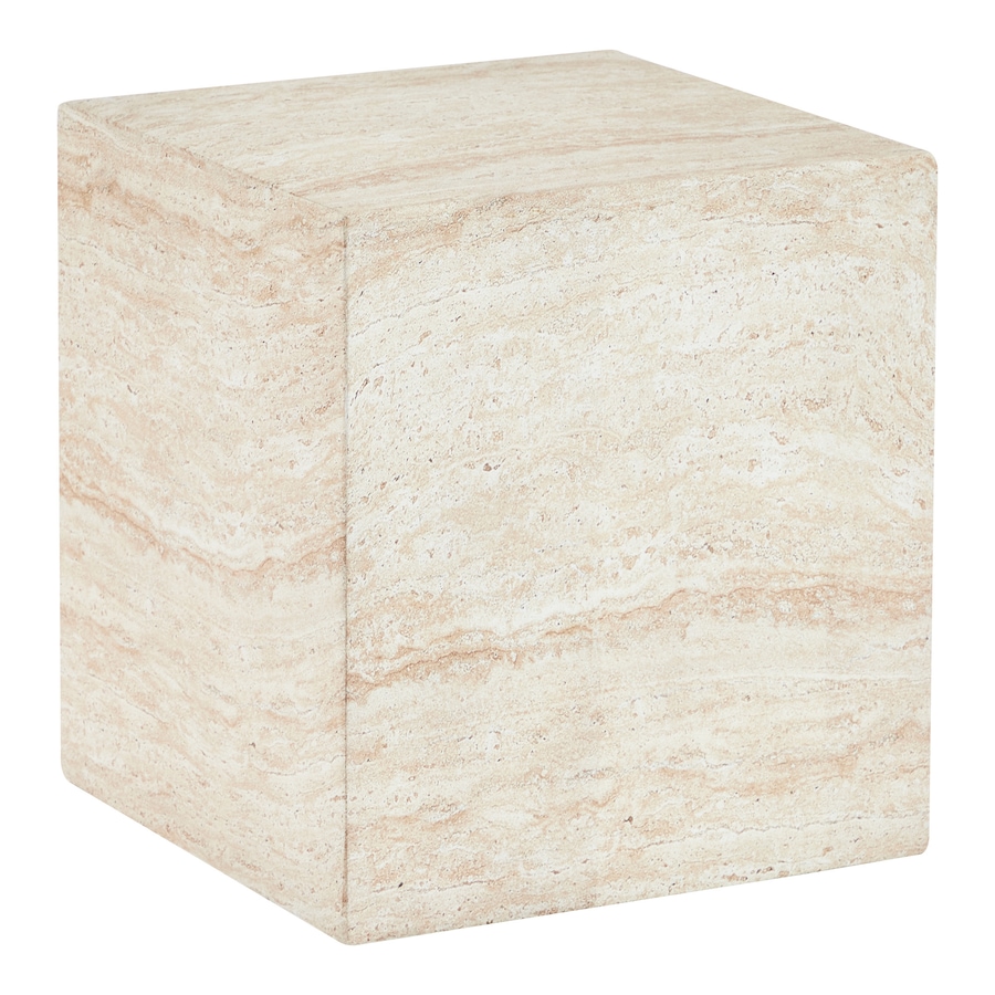 Cooper & Co. Lucia 45cm Travertine Look Side Table