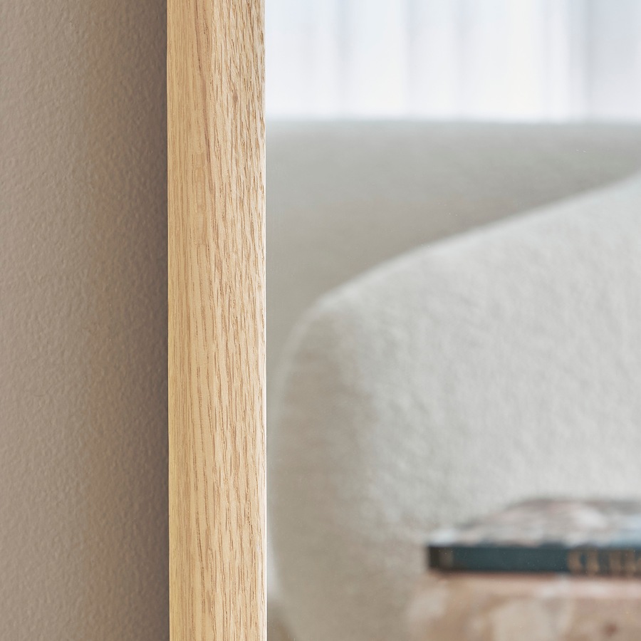 Cooper & Co. Oakleigh 180cm Arch Solid Oak Mirror Natural