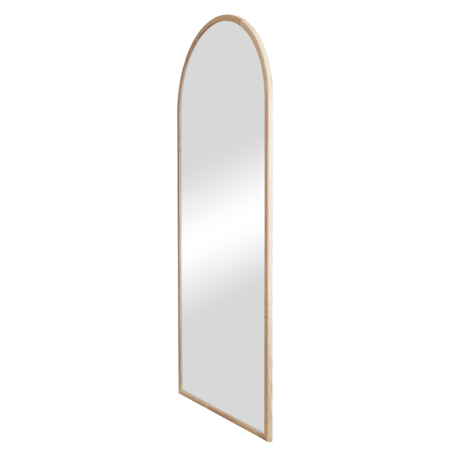 Cooper & Co. Oakleigh 180cm Arch Solid Oak Mirror Natural
