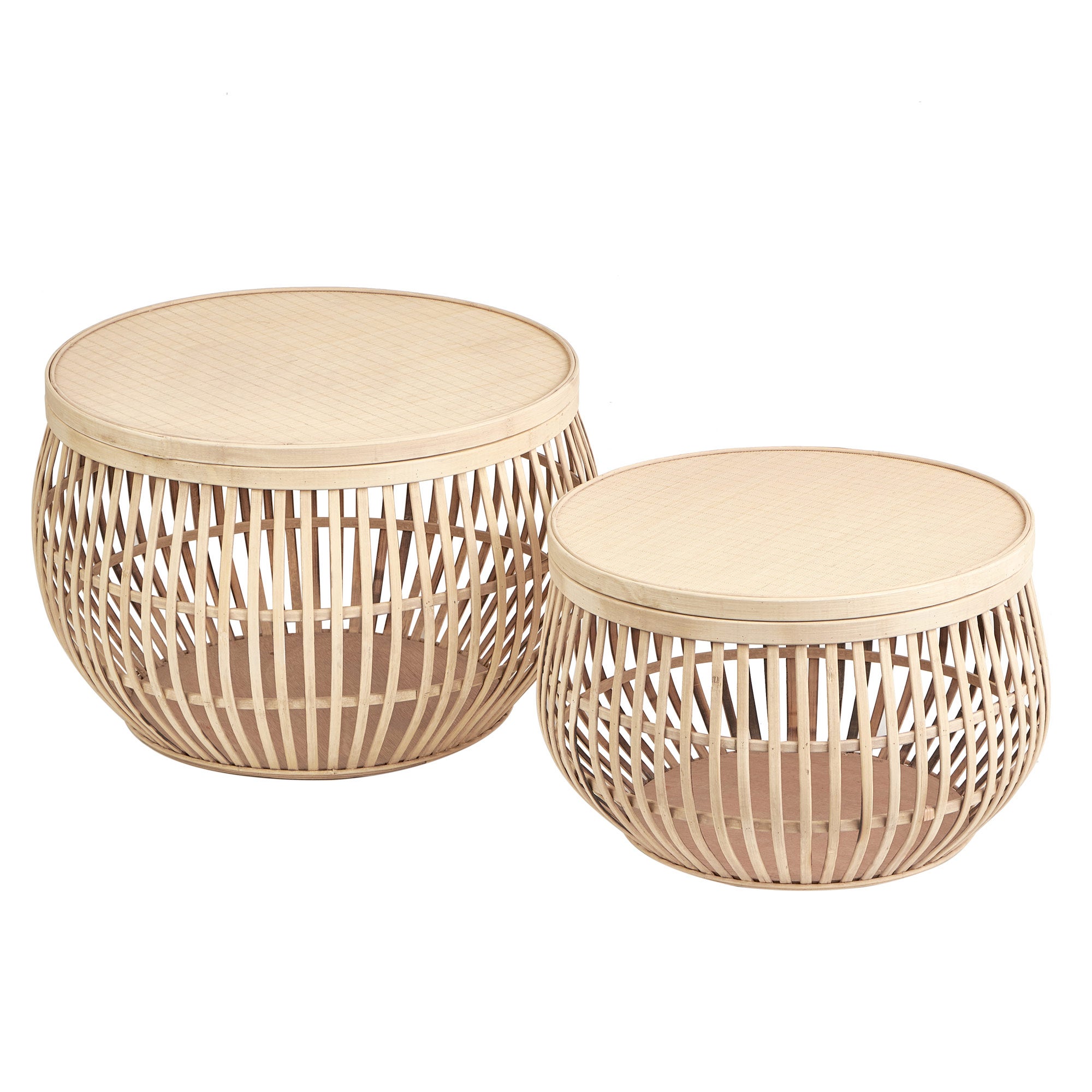Cooper & Co. Sara Set of 2 Bamboo Coffee Tables