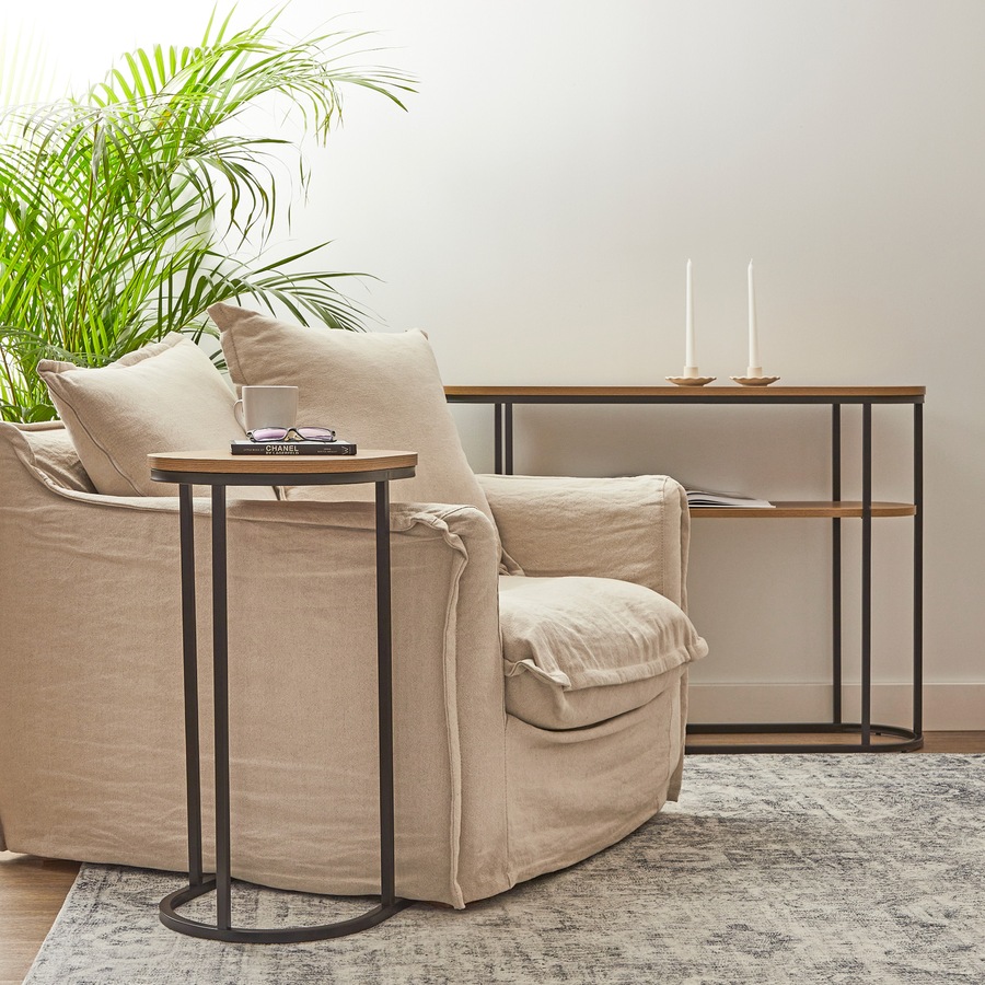 Cooper & Co. Sonoma 50cm Side Table Black