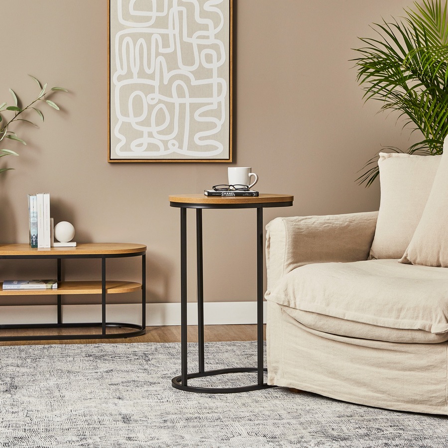 Cooper & Co. Sonoma 50cm Side Table Black