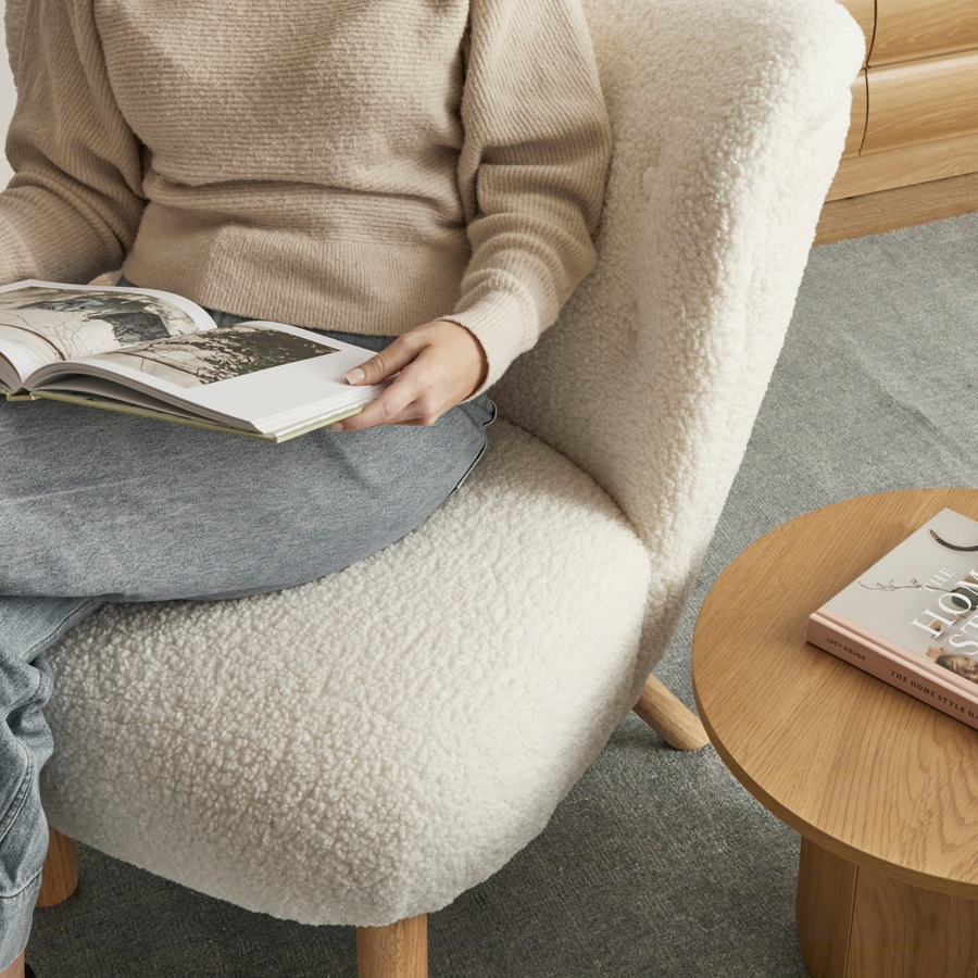 Cooper & Co. Teddy Armchair Cream