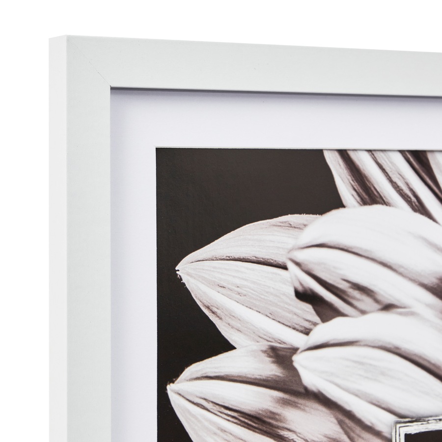 Pixel Set Of 4 14x14" Mat To 12x12" Photo Frames White