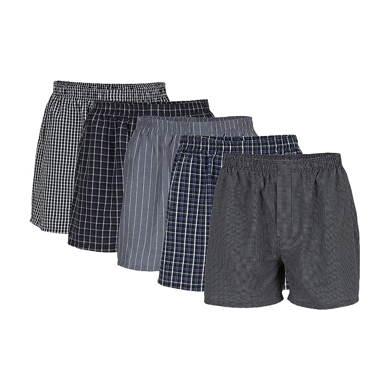 Buy Gildan Men's Woven Boxers 5 Pack MyDeal