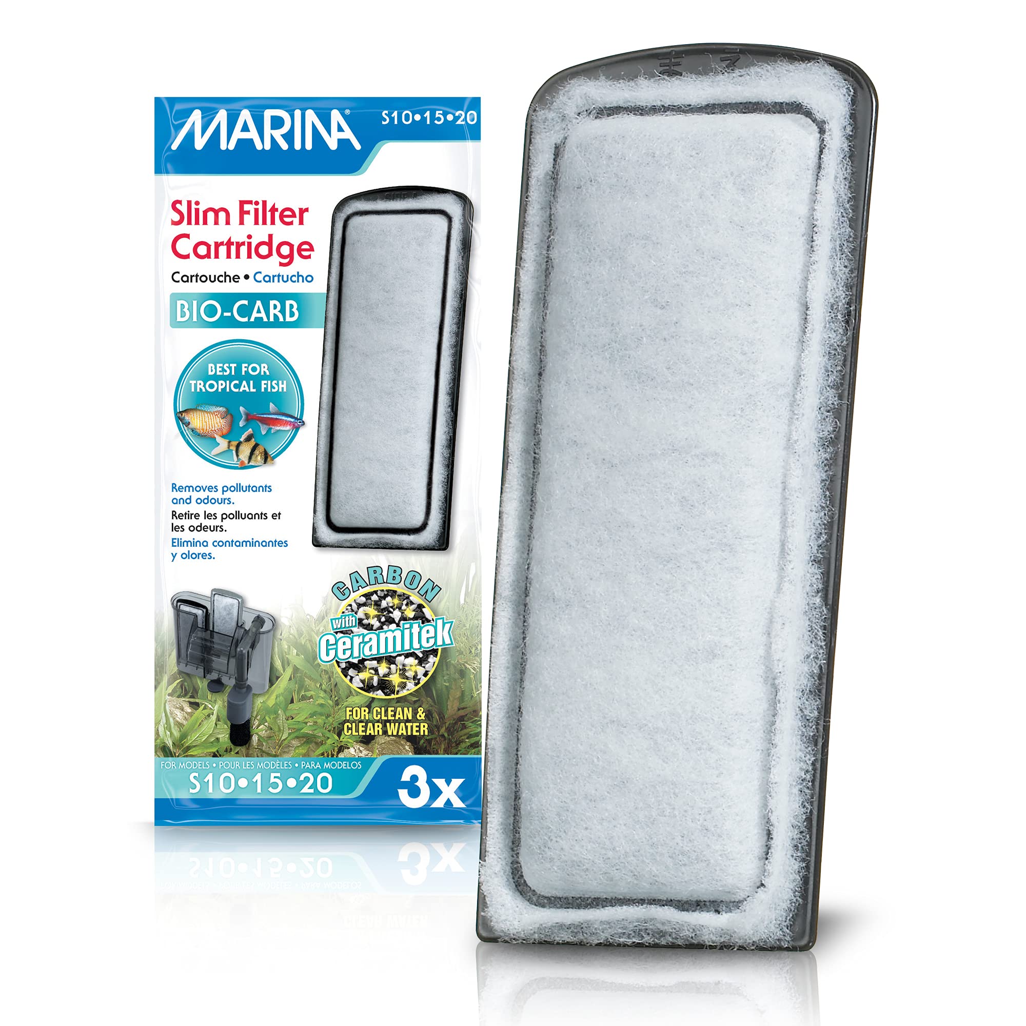 Marina Slim Filter Cartridge 3pk