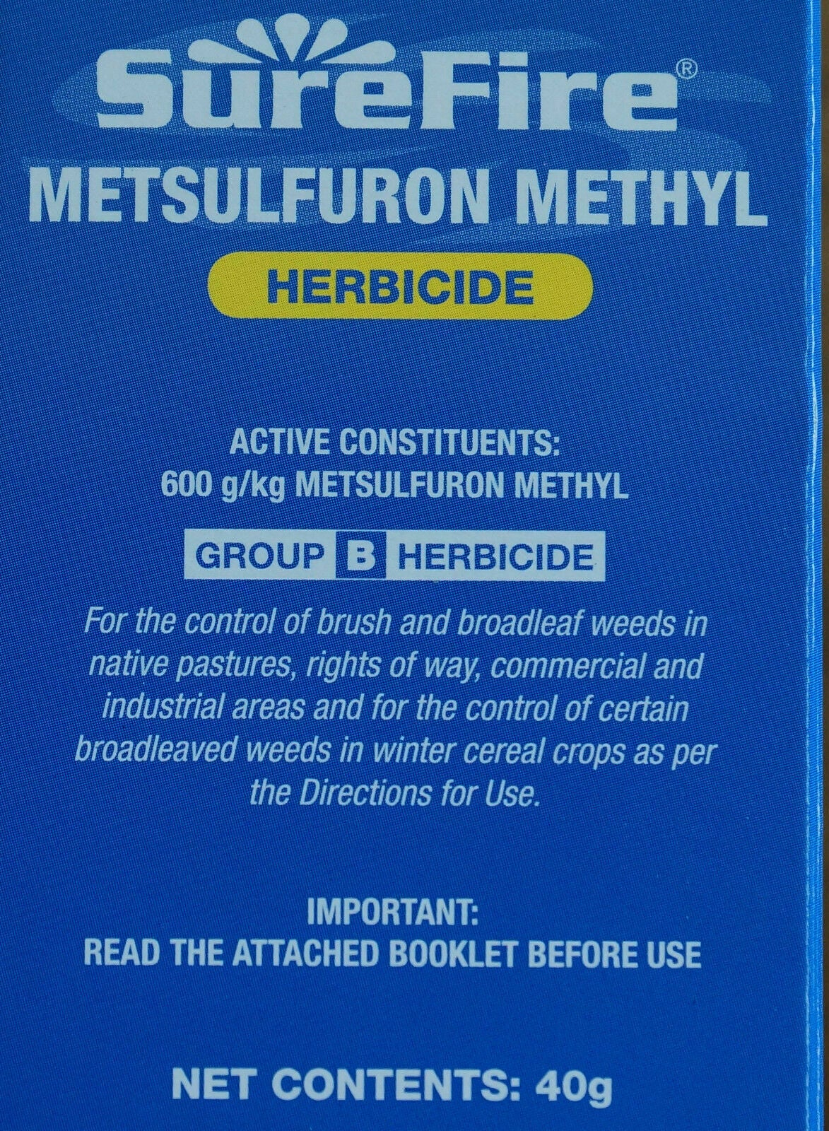 Surefire Metsulfuron 600 Herbicide