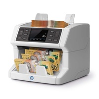 Safescan 2850 - Multilingual banknote counter for sorted AUD banknotes with 3-point counterfeit detection