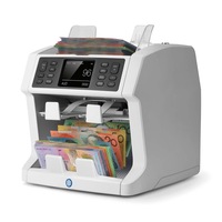 Safescan 2985-SX - Advanced double pocket banknote counter and sorter with value counting for mixed Australian banknotes, with 7 point detection - Suitable for Australian Dollars