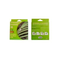 Incense Coils Mosquito Repellent with metal hanging burner - 10 Pce