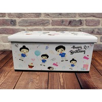 Large KIDS Storage TOY BOX MULTI PURPOSE Fordable Stool Chest Seat