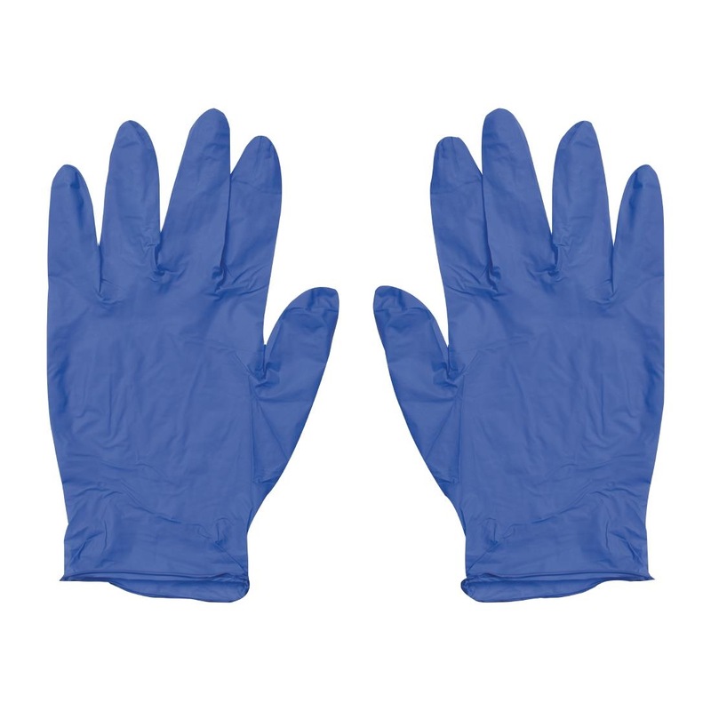 Buy AGA Medical Vinyl Gloves Blue Powder Free Size M (Pack 100) MyDeal
