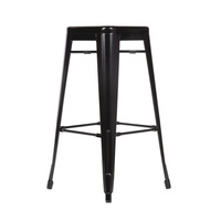 Bolero Black Steel Bistro�High Stool (Pack 4)