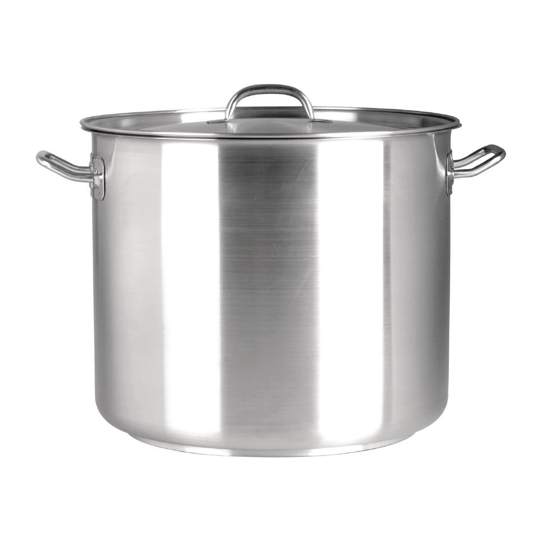 Buy Chef Inox Elite Stockpot with Lid - 16.50Ltr - MyDeal Australia