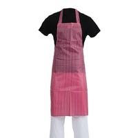 EDLP Whites Water Resistant Apron Red/White Stripe