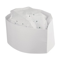 Disposable Forage Chefs Hat White - One Size (Box 100)