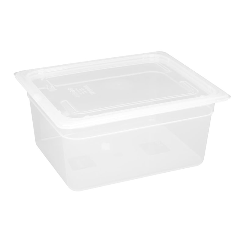 Buy Vogue Polypropylene GN Container 1/2 with Lid - 150mm 8 9/10Ltr ...