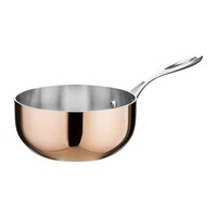 Vogue Tri-Wall Copper Flared Saute Pan - 200x90mm