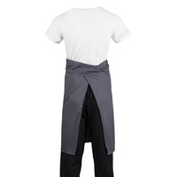 Whites Regular Bistro Apron Charcoal - 1000x700mm 39.4x27.5"