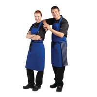 EDLP - Whites Bib Apron Polycotton Blue