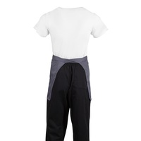 Whites Short Bistro Apron Charcoal - 750x373mm 29.5x14.7"