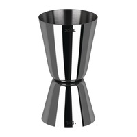 Zanzi Classic Style Jigger 15/30ml Gunmetal - 37x41x74mm