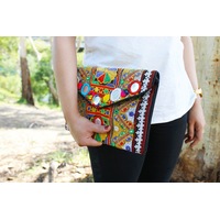 Banjara Bag, Clutch, Pouch, Change, Hippie bag, Boho Bag, Indian Bag, Tribal Bag Clutch, Ethnic Bag, Vintage Bad, Handmade Linen Connections