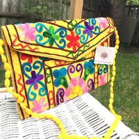 Banjara Bag, Clutch, Pouch, Change, Hippie bag, Boho Bag, Indian Bag, Tribal Bag Clutch, Ethnic Bag, African bag, Handmade Linen Connections