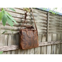 Handmade Full Grain Rustic Leather Messenger Bag Leather Laptop Bag Men Briefcase Satchel Handbag Crossbody Bag Best Men Gift