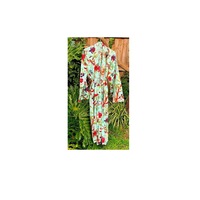 Kimono Cotton Kimono Bathrobe Frida Kimono Kaftan Bird Bathrobe Turkish Bathrobe Cardigan Nightwear Dressing Gown Beach Bikini Summer