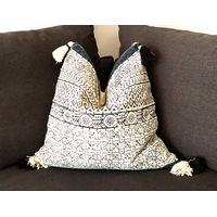 Linen Connections Monochrome Cushion Cover Multi colour Weave 'Shaggy' Beni Ourain Style Cushion Cover - Berber Style Cushion Cover
