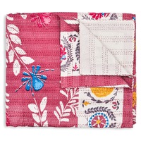 Luxury Handmade Cotton Kantha Quilt Duvet Cover Comforter Bedspread - Queen and King Bed
