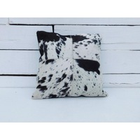 Set of 2 Exotic Tricolor Cowhide Cushion Pillowcases Brown, Black and White Tri Color 40*40cm Gift - Christmas Decor Cushion Pillow Covers