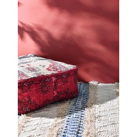 Stunning Moroccan Cushion, Handwoven kilim pouf, Beanbag, Yoga Meditation Cushion, Linen Connections, Ottoman, Footstool, Home Decor Gift