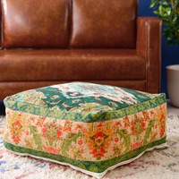Stunning Moroccan Cushion, Handwoven kilim pouf, Beanbag, Yoga Meditation Cushion, Linen Connections, Ottoman, Footstool, Home Decor Gift