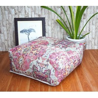 Stunning Moroccan Cushion, Handwoven kilim pouf, Beanbag, Yoga Meditation Cushion, Linen Connections, Ottoman, Footstool, Home Decor Gift