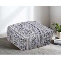 Stunning Moroccan Cushion, Handwoven kilim pouf, Beanbag, Yoga Meditation Cushion, Linen Connections, Ottoman, Footstool, Home Decor Gift