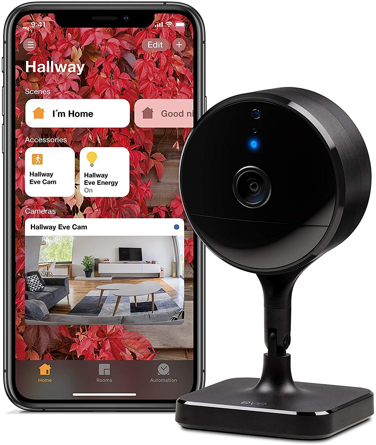 Eve Cam - Secure Indoor Camera with Apple HomeKit Secure Video Technology