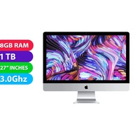 Apple iMac 2019 5K (i5 3.0Ghz, 8GB RAM, 1TB Fusion Drive, 27inc) - Refurbished (Excellent)