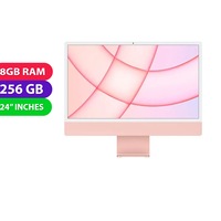 Apple iMac 2021 (M1, 8GB RAM, 256GB, 7 Core GPU, Pink Red, 24inc) - Refurbished (Excellent)
