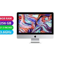 Apple iMac 21.5" 2019 4K (i3 3.6Ghz, 8GB RAM, 256GB) - Refurbished (Excellent)